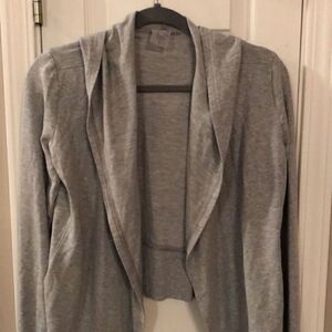 Calia Cozy Grey Hooded Cardigan Small Excellent Condition